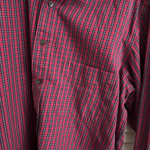 Club room mens red button down shirt - Picture 5 of 5